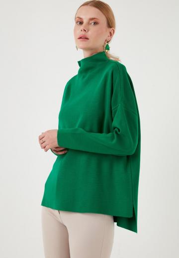 Пуловер с рукавом три четверти