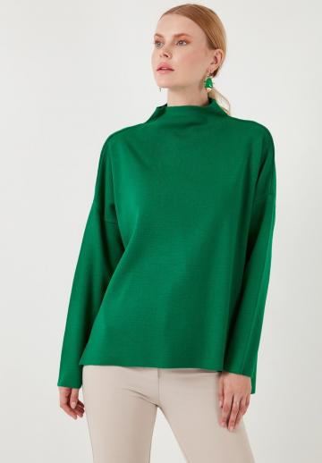 Пуловер с рукавом три четверти