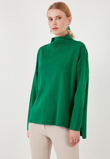 Пуловер с рукавом три четверти