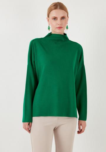 Пуловер с рукавом три четверти