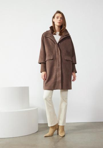 Шерстяное пальто