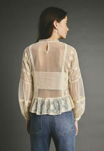 Кружевная блузка