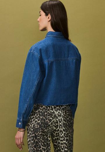 Джинсовая жилетка