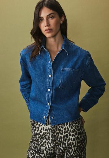 Джинсовая жилетка