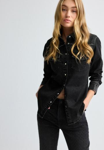 Джинсовая блузка