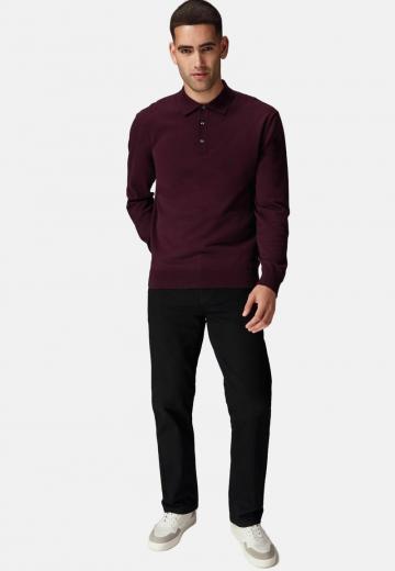 Поло с длинным рукавом