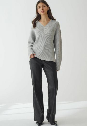 Длинный пуловер