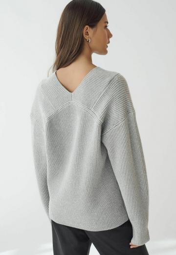 Длинный пуловер