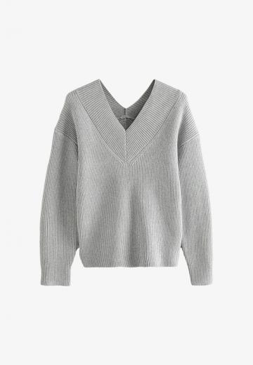 Длинный пуловер