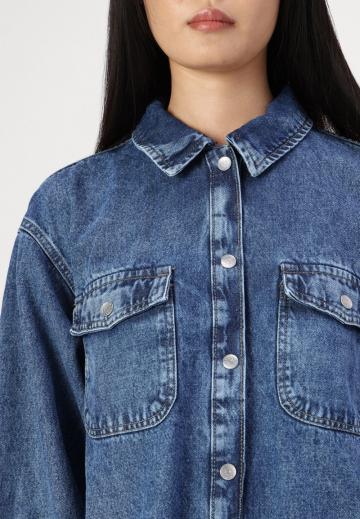 Джинсовое платье