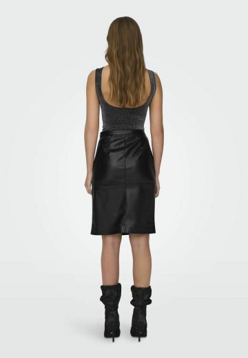 Кожаная юбка