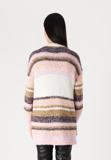 Жаккардовая вязаная кофта