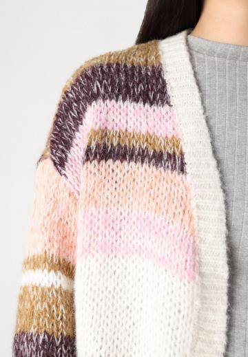 Жаккардовая вязаная кофта