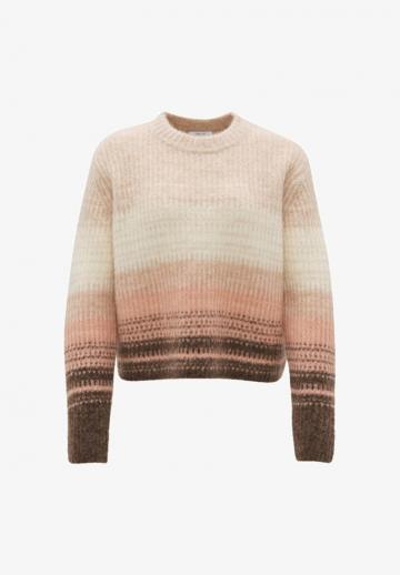 Пуловер в полоску