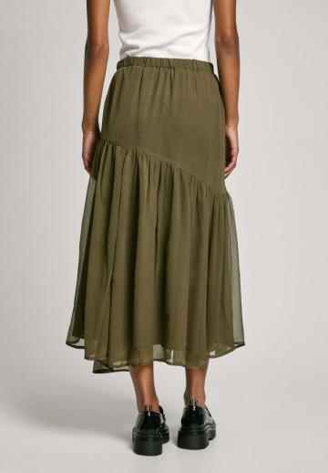 Юбка с воланами