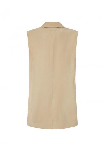 Длинный жилет