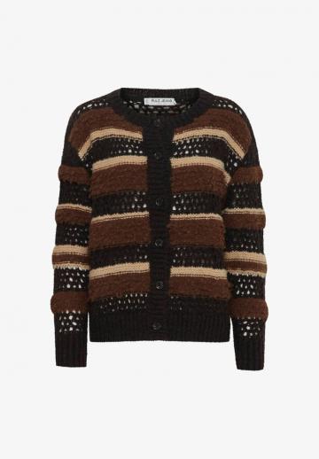 Жаккардовая вязаная кофта