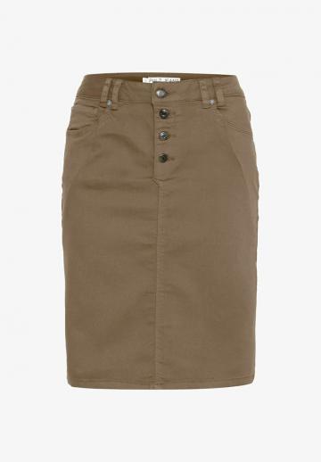 Юбка с накладными карманами