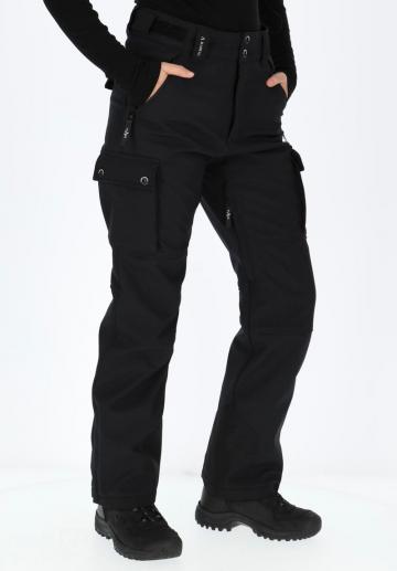 Брюки с накладными карманами