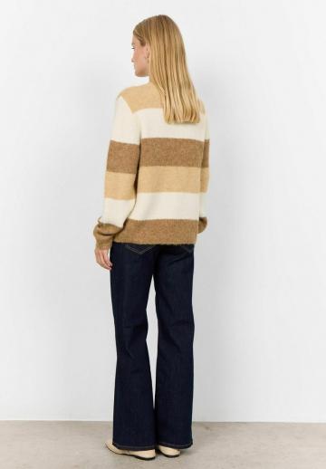 Пуловер в полоску