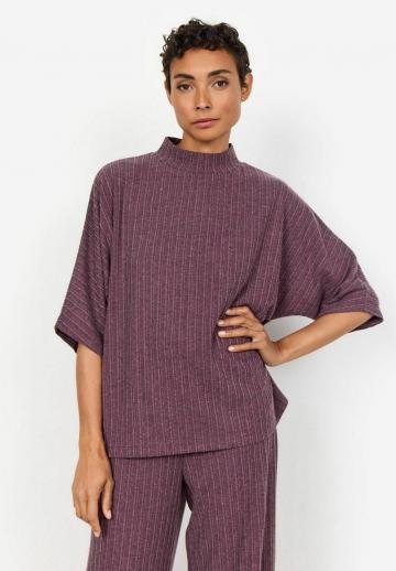 Пуловер с рукавом три четверти