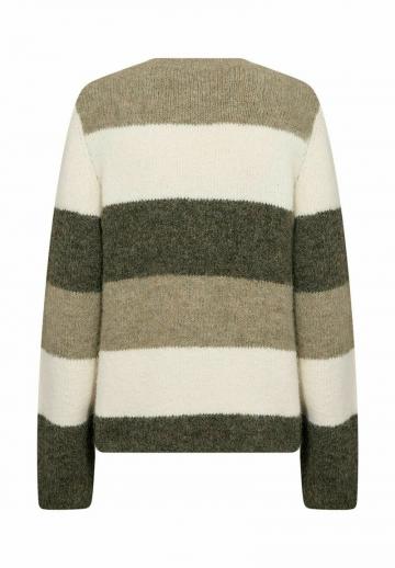 Пуловер в полоску