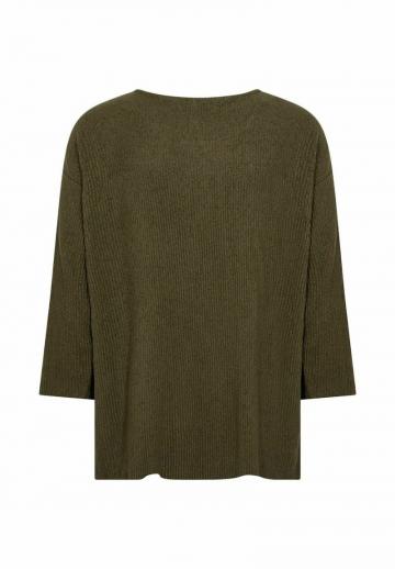 Пуловер с рукавом три четверти