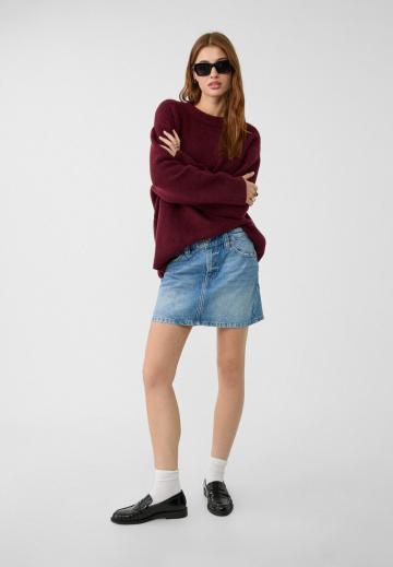 Длинный пуловер