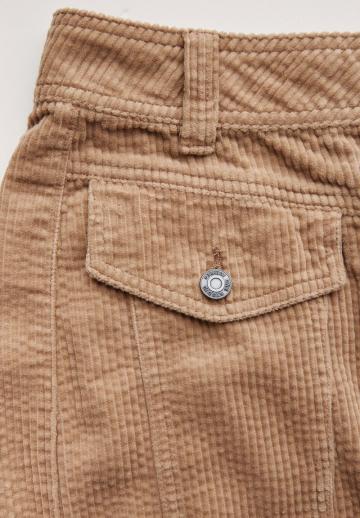 Юбка с накладными карманами