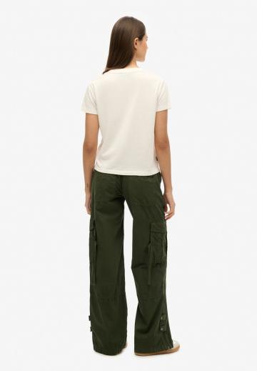 Брюки с накладными карманами