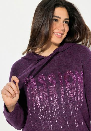 Пуловер с капюшоном