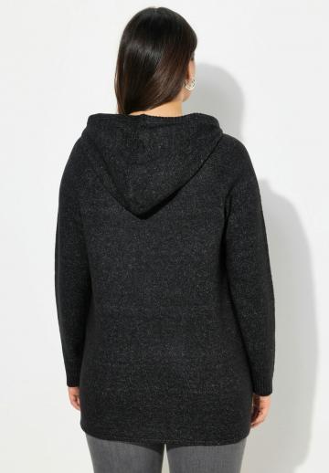 Пуловер с капюшоном