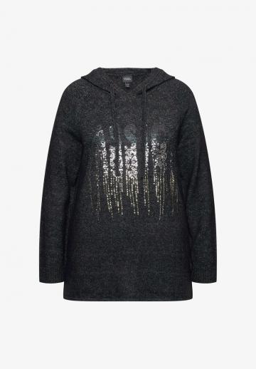 Пуловер с капюшоном