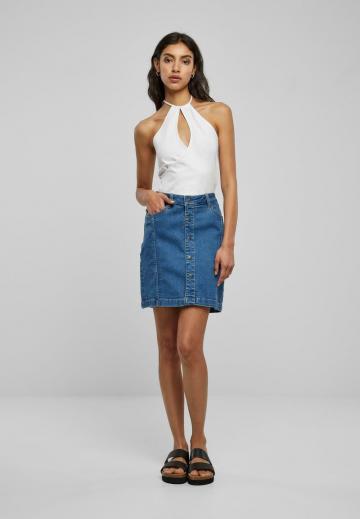 Юбка с накладными карманами