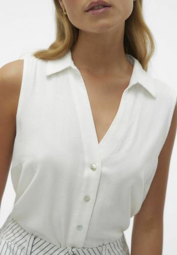 Блузка без рукавов