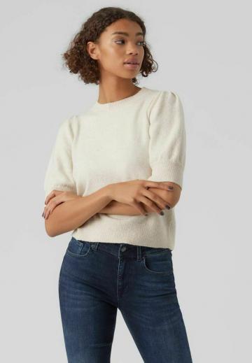 Пуловер с коротким рукавом