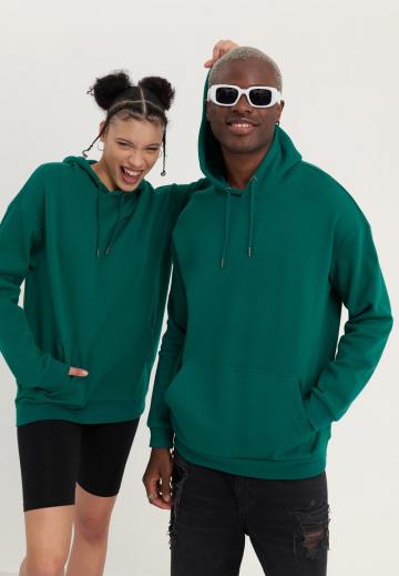 Пуловер с капюшоном