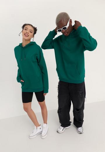 Пуловер с капюшоном