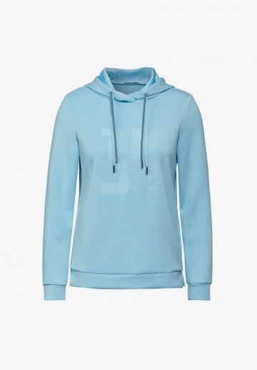 Пуловер с капюшоном