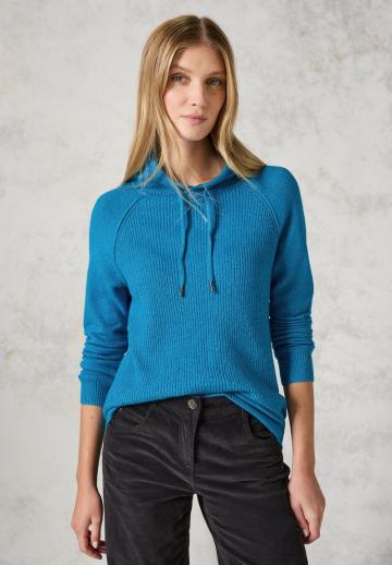 Пуловер с капюшоном