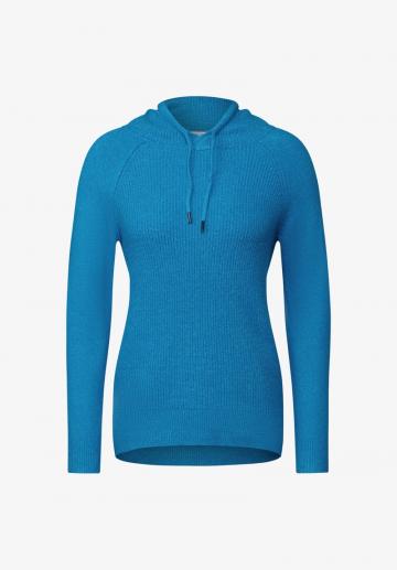 Пуловер с капюшоном