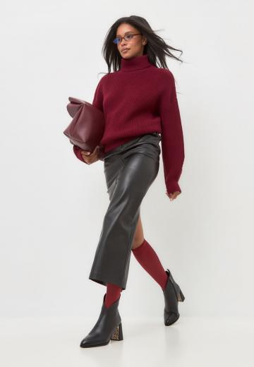 Полусапожки на высоком каблуке