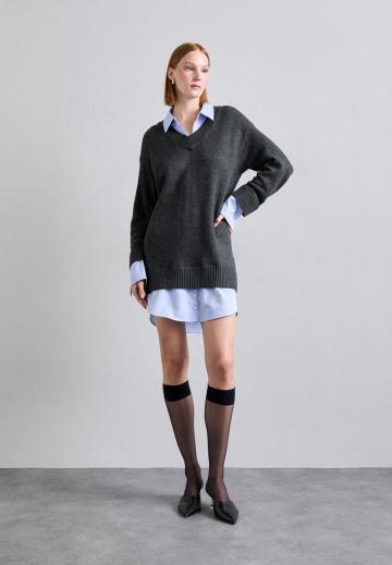 Вязаное платье