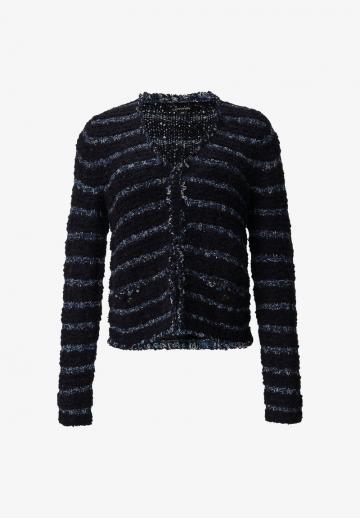Жаккардовая вязаная кофта