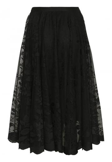 Юбка с воланами