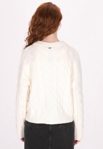 Жаккардовая вязаная кофта