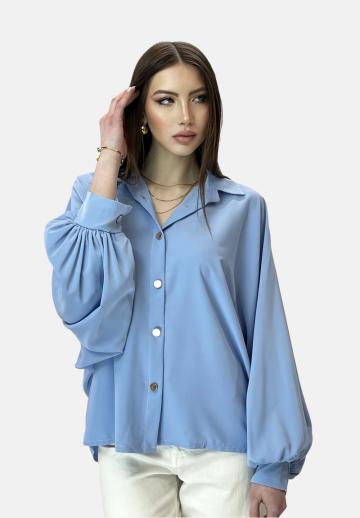 Атласная блузка