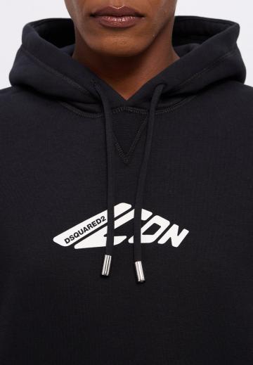 Пуловер с капюшоном