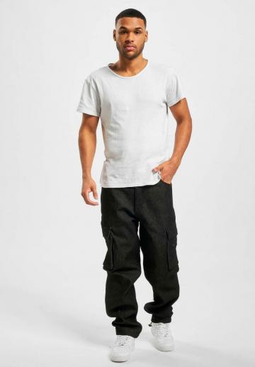 Брюки с накладными карманами