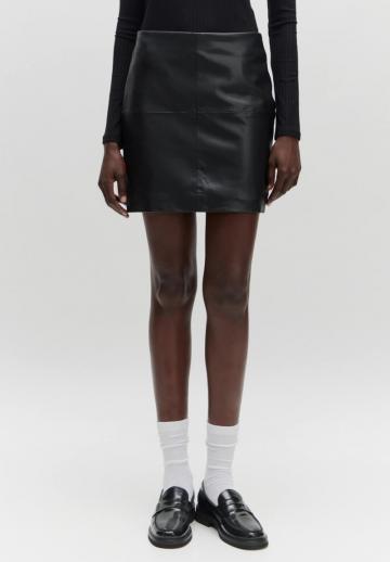 Кожаная юбка
